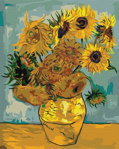 Sonnenblumen malen - gogh),