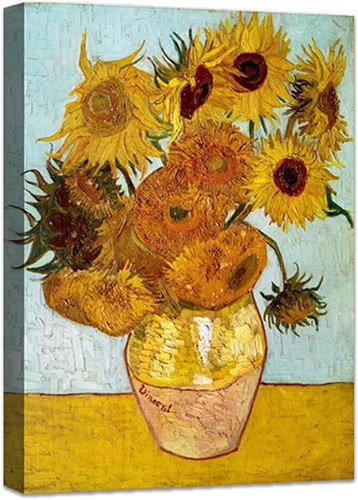 Van gogh sonnenblume - sonnenblume, leinwand