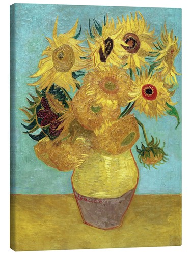 Leinwandbild sonnenblumen - leinwandbild,
